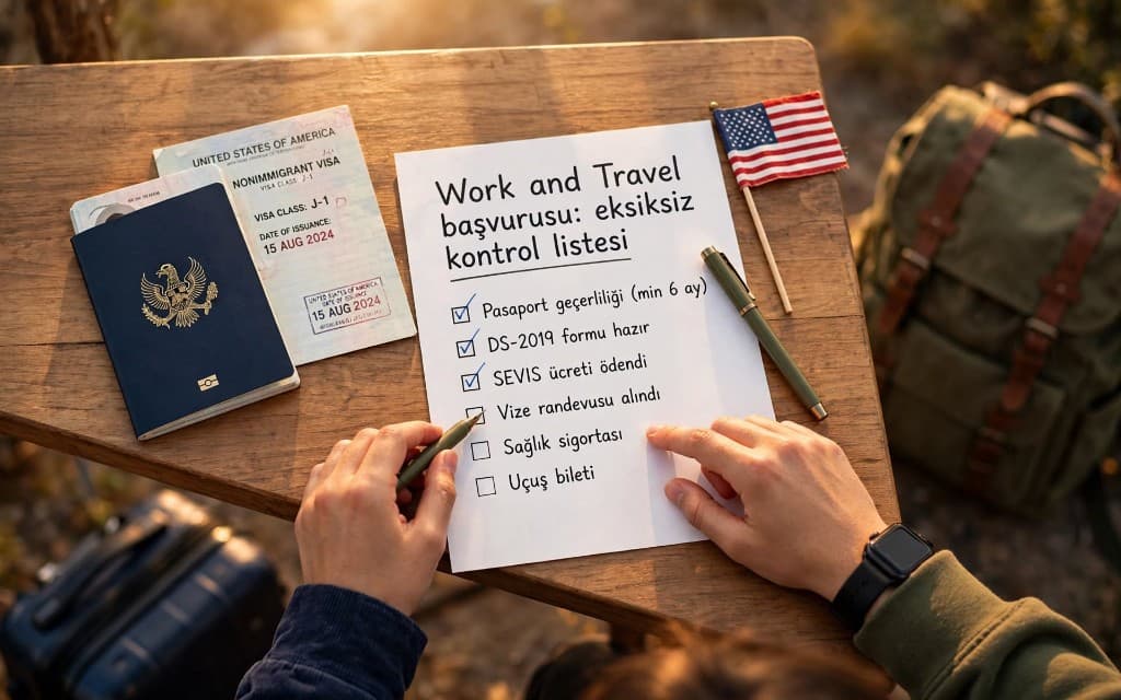 Work and Travel başvurusu: eksiksiz kontrol listesi